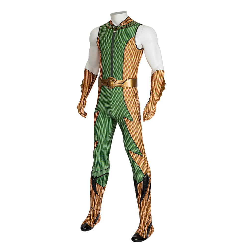 The Boys The Deep Costume Halloween Cosplay Jumpsuit Boots-Takerlama