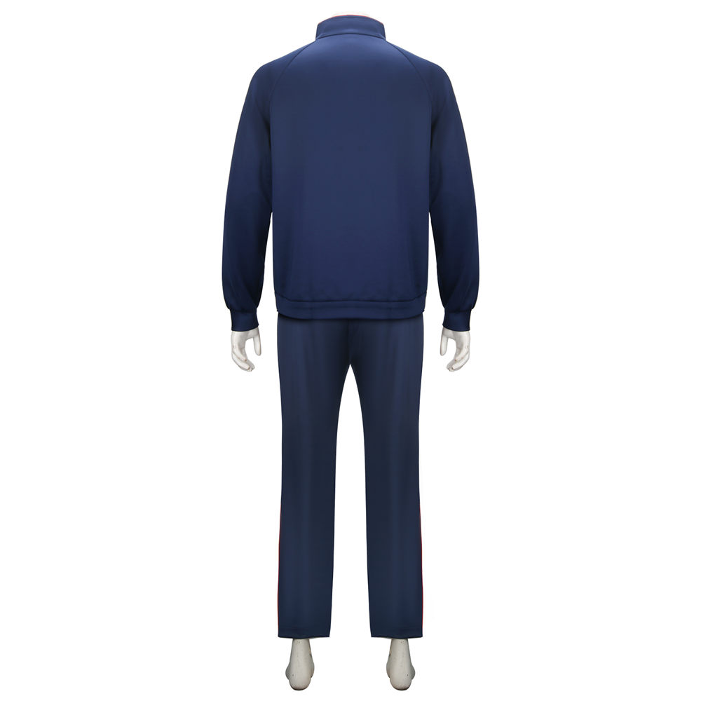 Ted Lasso Cosplay Costume Jason Sudeikis Track Blue Jacket Pants Adult Takerlama