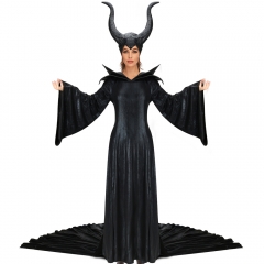 Maleficent 2 Mistress of Evil Dress Angelina Jolie Halloween Cosplay Costume (Ready To Ship)