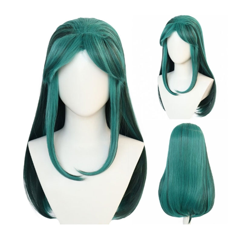 Anime Urusei Yatsura Lum Cosplay Wig Long Green Hair Women-Takerlama