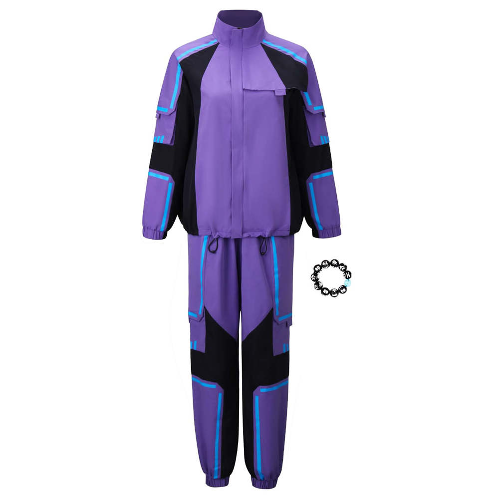 Marvel Black Panther Wakanda Forever Shuri Cosplay Costume Purple Outfits Halloween Carnival Suit-Takerlama