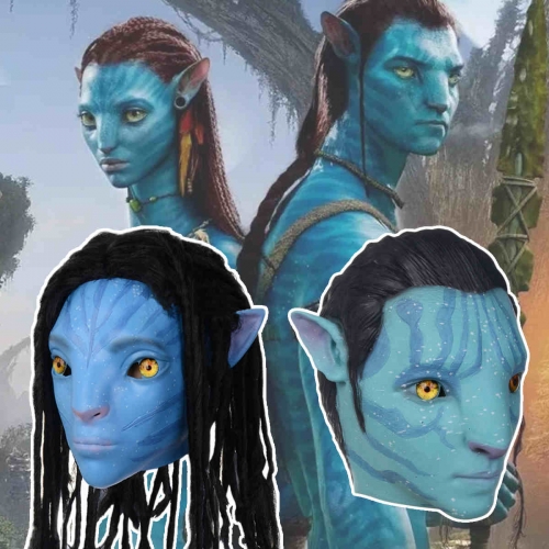 Avatar: The Way of Water Jake and Neytiri Face Heart Sweatshirt