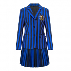 Wednesday Nevermore Academy Blue School Uniform Bianca Barclay Yoko Tanaka Takerlama(Ready To Ship)