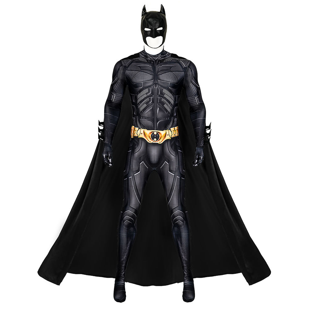 Batman Bruce Wayne Cosplay Costume Batman The Dark Knight Outfits-Takerlama