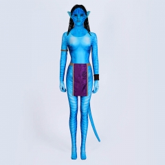 Avatar 2 Neytiri Cosplay Costume Jumpsuit Mask Women