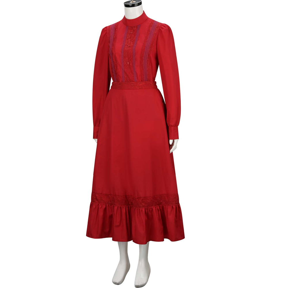 Pearl 2022 Red Dress Cosplay Costume Outfits Shirt Skirt Takerlama