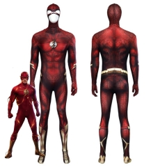 The Flash 2023 Movie Cosplay Costume Barry Allen Jumpsuit Mask