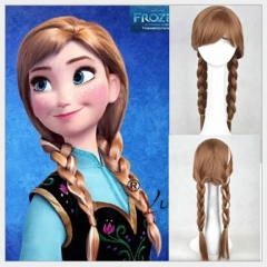 Princess Anna Brown Braid Costume Wigs Adult-Disney Frozen 2 Takerlama