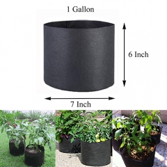 Fasunry Grow Bags, Durable Fabric Planting Pots, Perfect for Vegetables and Fruit (5 Pack 1 Gallon)