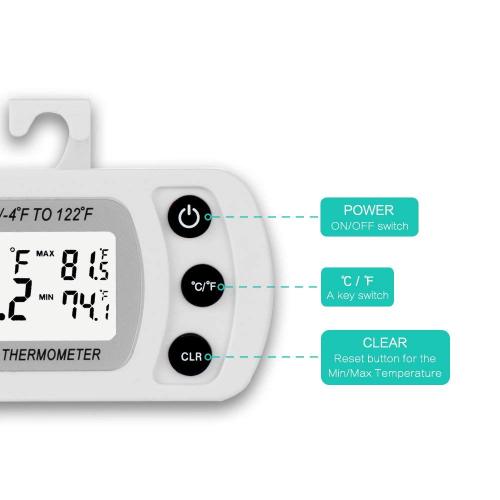 DIGITAL FRIDGE THERMOMETER