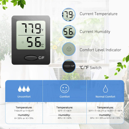 MINI DIGITAL THERMOMETER HYGROMETER