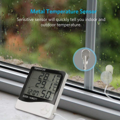 INDOOR OUTDOOR THERMOMETER HYGROMETER