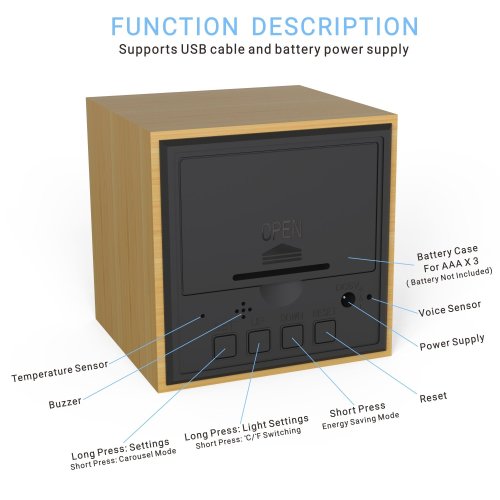 WOOD CLOCK