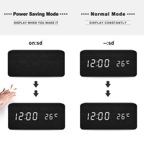 LED ALARM DIGITAL CLOCK