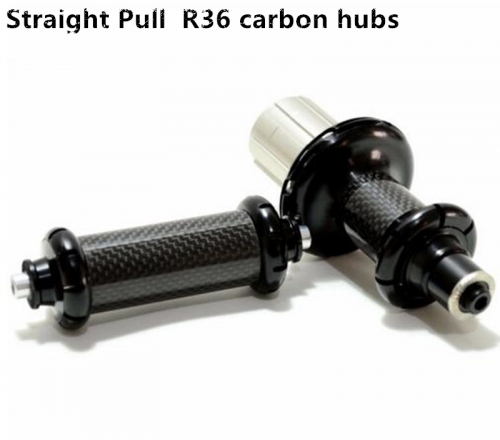 Straight Pull  R36 Carbon road wheels hubs only 298g Ceramic bearing  Free shipping