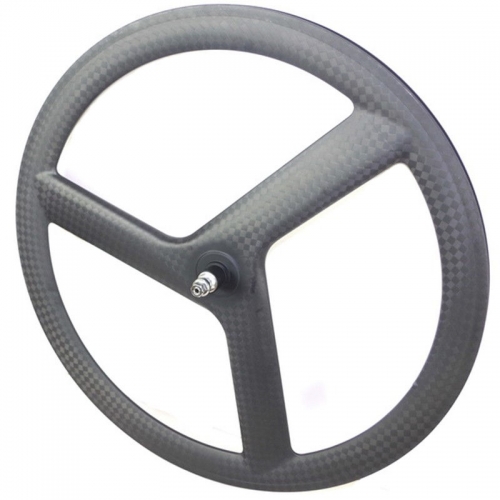 [CBRTZ3] carbon 3 spoke wheels 700c bicycle carbon road/track/fixed tri spoke wheels