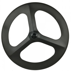 [CBRTW3] carbon 3 spoke wheels 700c bicycle carbon road/track/fixed tri spoke wheels