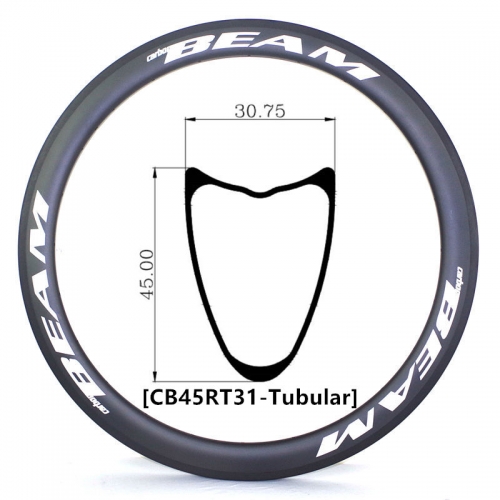 [CB45RT31-700C] Only 335g NEW CX Gravel Bike 45mm Depth 700C Carbon Fiber Road Rim Tubular carbon rims