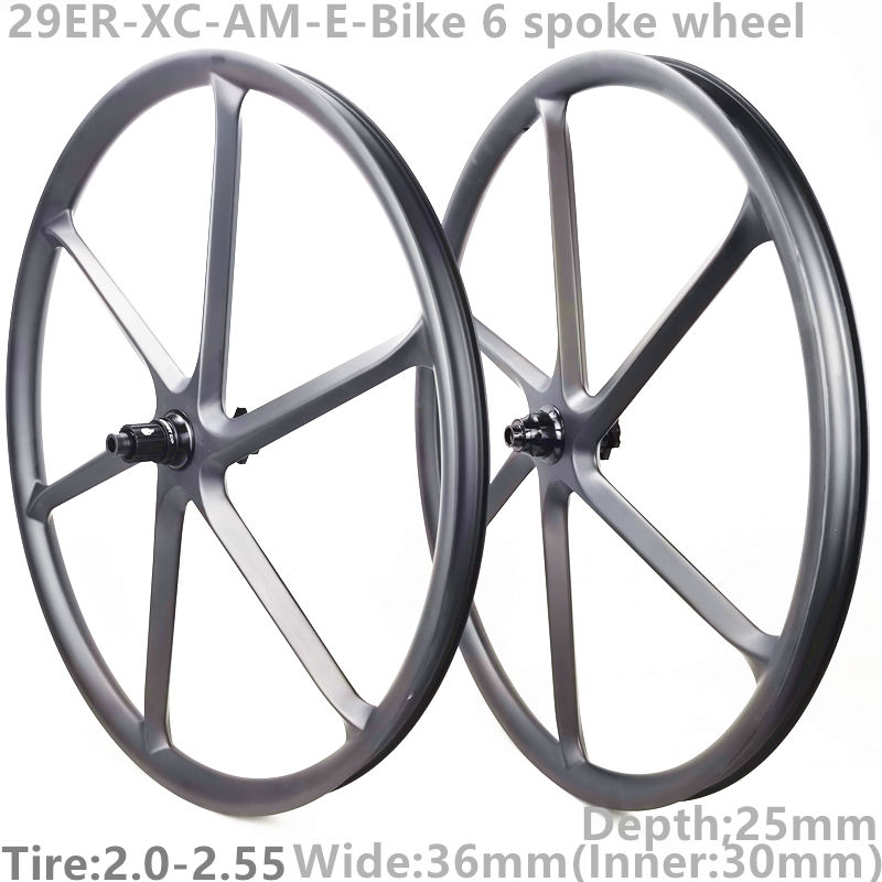 6 spoke mountain online bike wheels