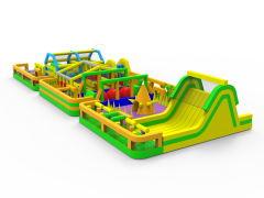 41x15m Giant Curved Race Obstacle Course