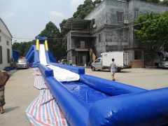 33FT Inflatable Water Slide With Pool