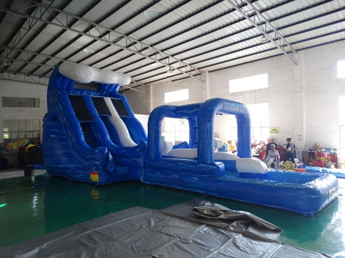 17ft Wave Water Slide With Slip