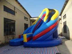 20ft Curve Inflatable Water Slide