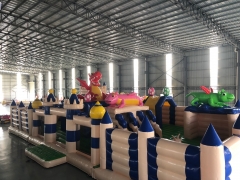 inflatable dinosaur park