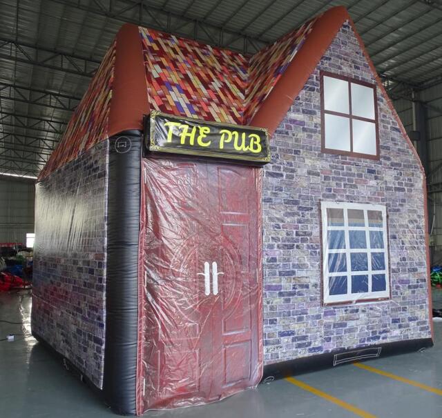 irish inflatable pub