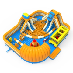 Small inflatable theme park