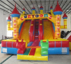 Cartoon Bouncy Castle Slide