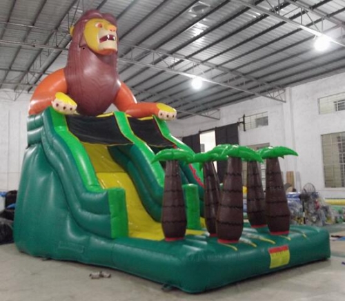 Lion Inflatable Slide