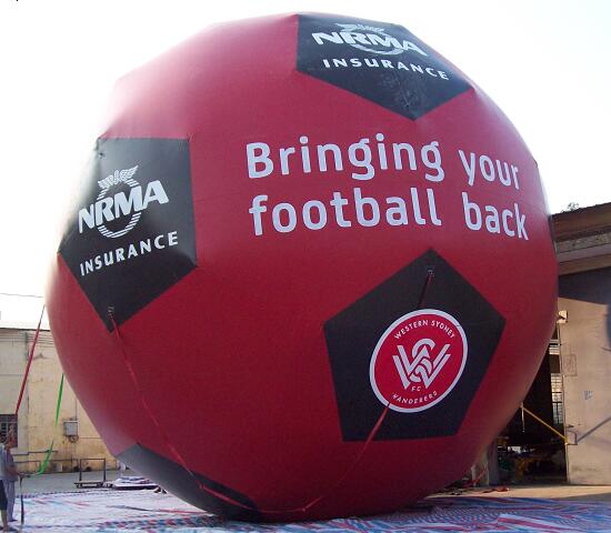 giant inflatable football