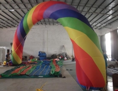Giant Oxford Inflatable Rainbow Arch