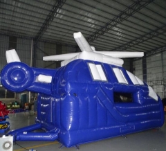 Inflatable Helicopter Bouncy Castles with Slide for Sale