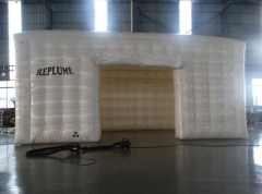 White Airtight Inflatable Cube Tent