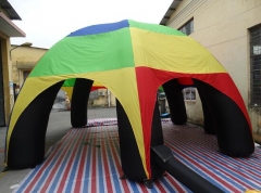 Multicolored Oxford Cloth Inflatable Spider Tent
