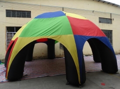 Multicolored Oxford Cloth Inflatable Spider Tent