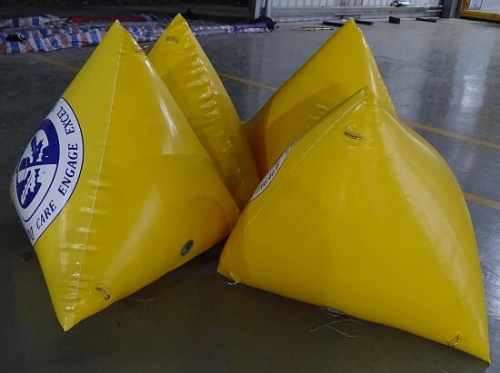 1m Inflatable Triangle Buoy Marker