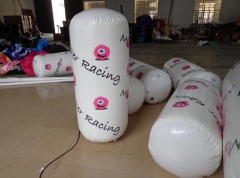 White Inflatable Circular Race Marker Buoys