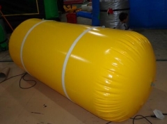 Inflatable Cylinder Buoy with Velcro for Banner