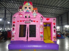 16x16ft LOL Dolls Bouncy Castle with Slide