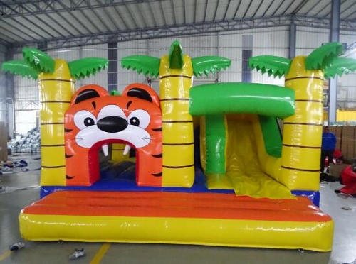 Lion Bounce House Castle with Slide