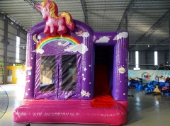 Unicorn Bounce House with Slide