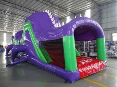 Purple Lizard Obstacle Course Bounce House