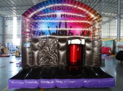 42ft Disco Inflatable Bouncy Castle Obstacle Course