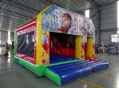 Frozen Bouncy Castle with Slide for Sale