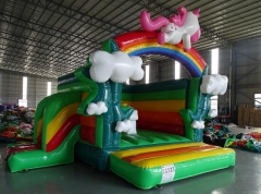 5x5m Unicorn Jump House with Mini Slide