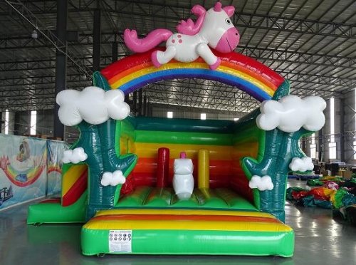 5x5m Unicorn Jump House with Mini Slide