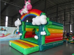 5x5m Unicorn Jump House with Mini Slide